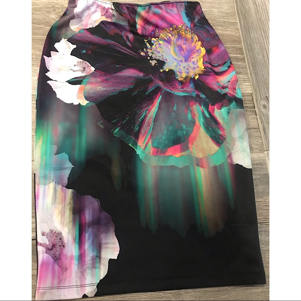 Flower Pencil Skirt